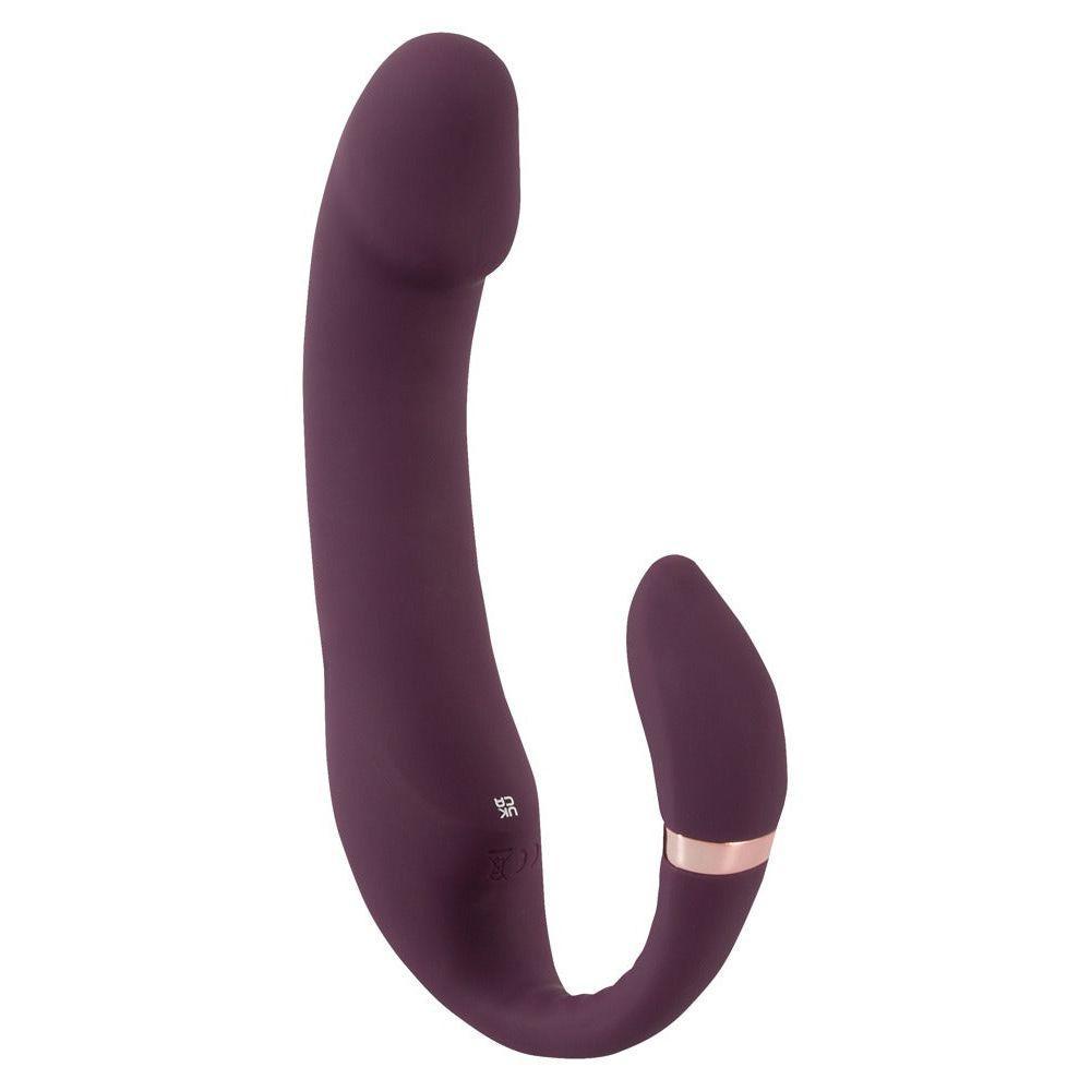 Vibrator "Nodding Tip Vibrator" aus Silikon - doppelte Stimulation 18.7 cm (violett) - loveiu.ch