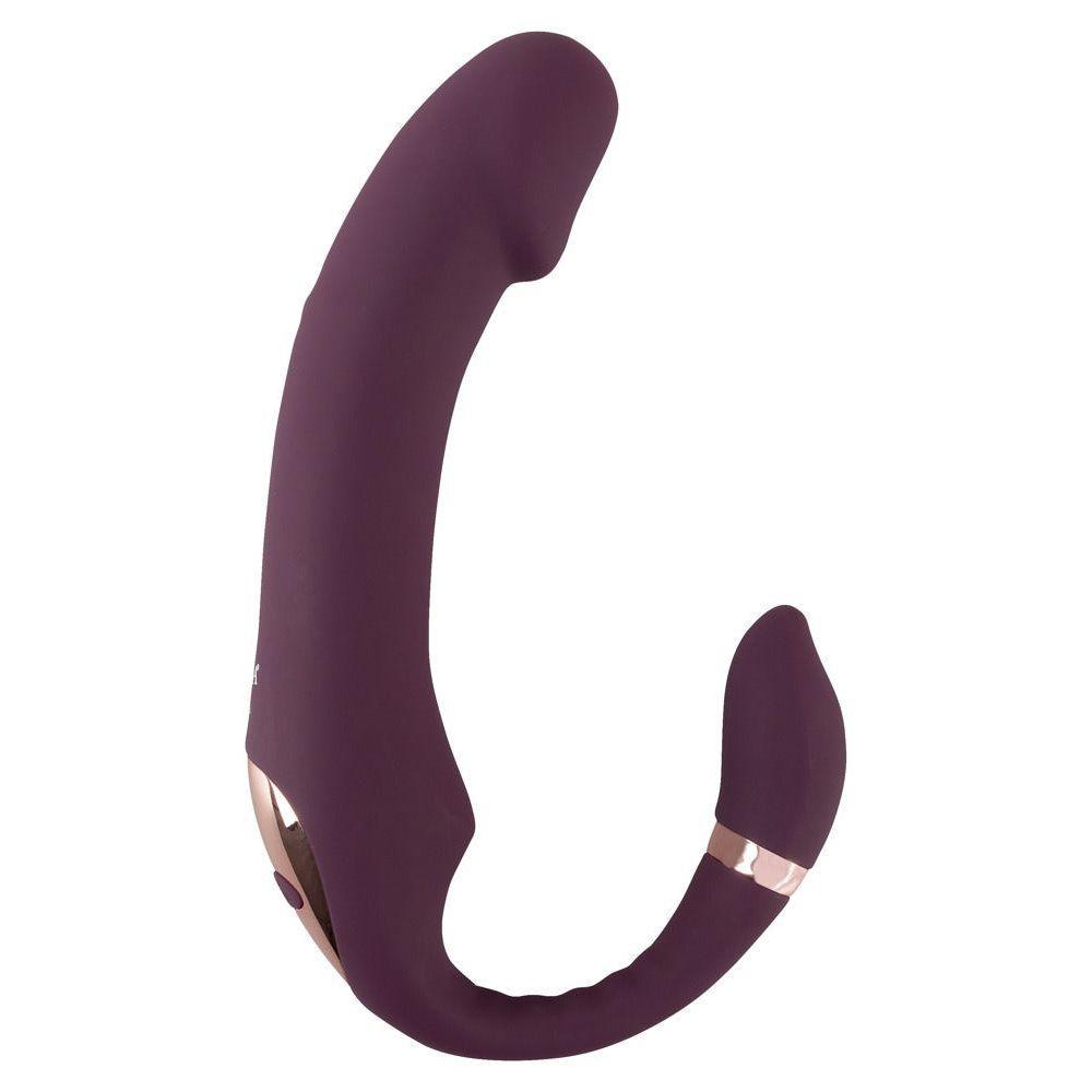 Vibrator "Nodding Tip Vibrator" aus Silikon - doppelte Stimulation 18.7 cm (violett) - loveiu.ch