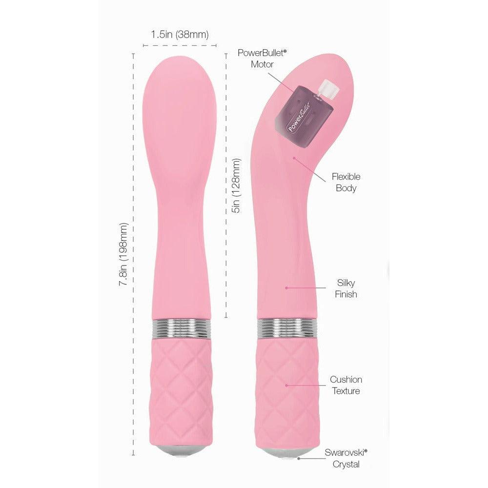 Vibrator "Sassy Special Edition" mit Swarovski®-Stein - 20 cm (rosa) - loveiu.ch