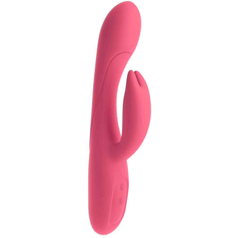 Rabbitvibrator "Ultimate Rabbits No. 1" aus Silikon - G-Punkt & Klitorisreizer 21.9 cm (pink) - loveiu.ch