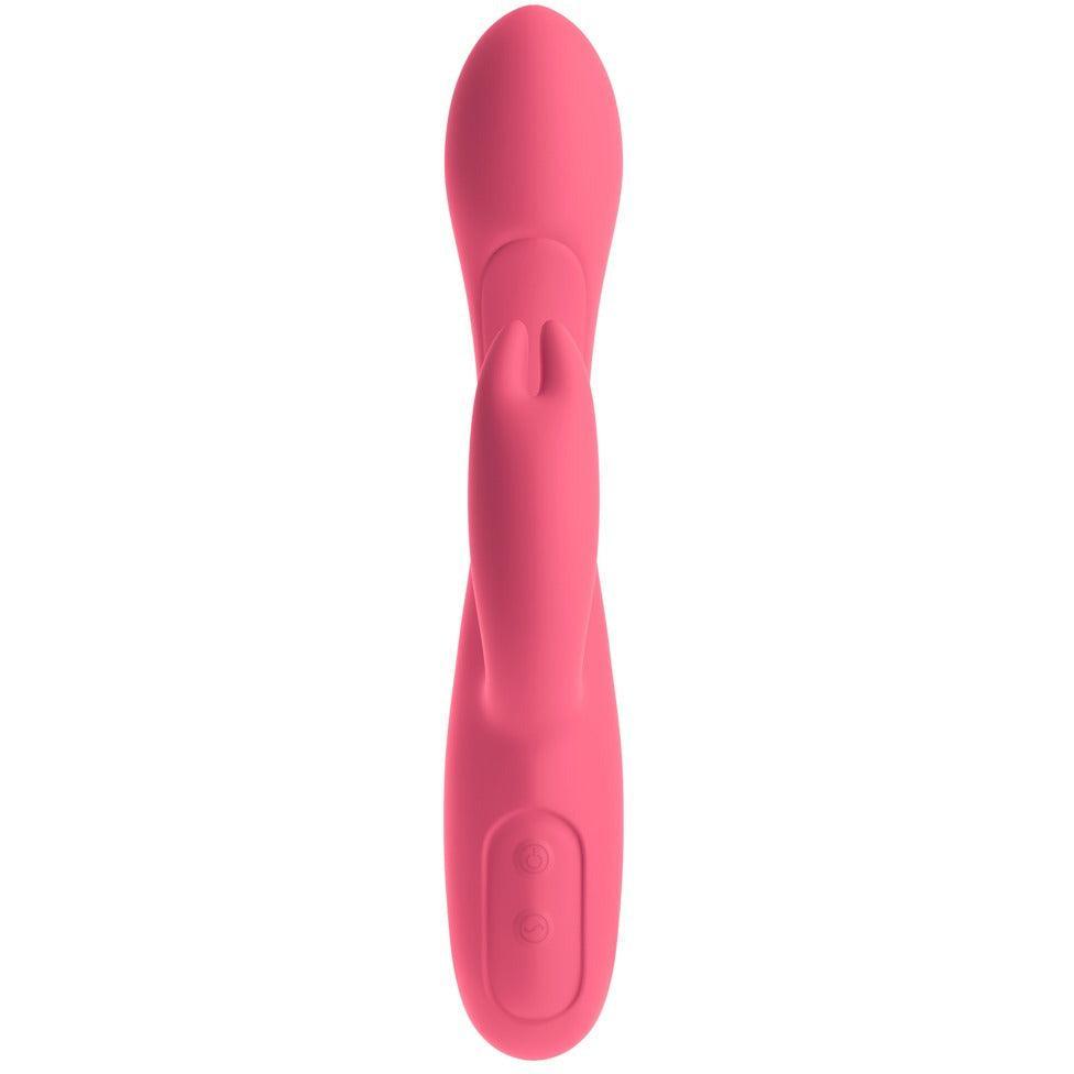 Rabbitvibrator "Ultimate Rabbits No. 1" aus Silikon - G-Punkt & Klitorisreizer 21.9 cm (pink) - loveiu.ch