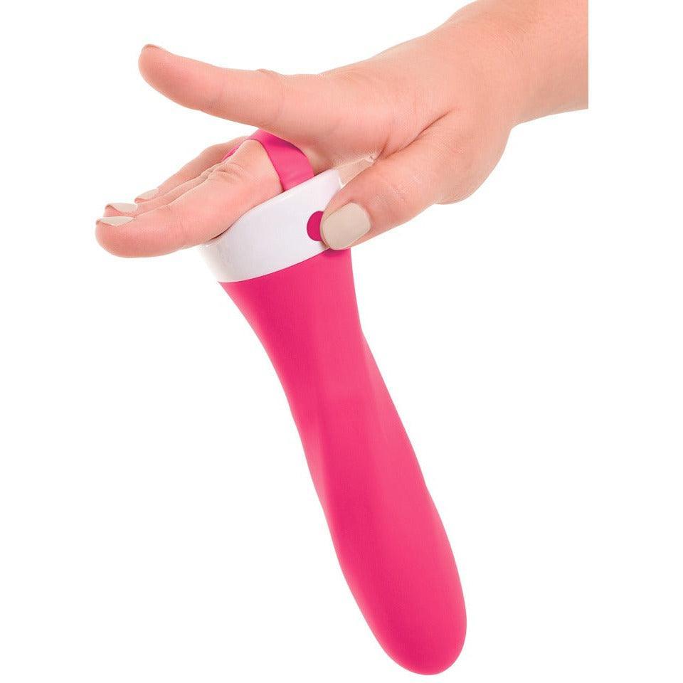 Vibrator "Wall banger deluxe" - abnehmbarer Saugfuss & Fernbedienung 19 cm (pink) - loveiu.ch