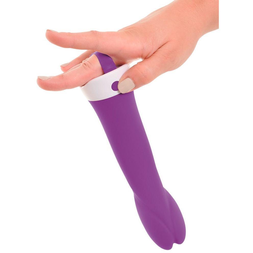 G-Punkt Vibrator "Wall banger G" - abnehmbarer Saugfuss & Fernbedienung 19.3 cm (lila) - loveiu.ch
