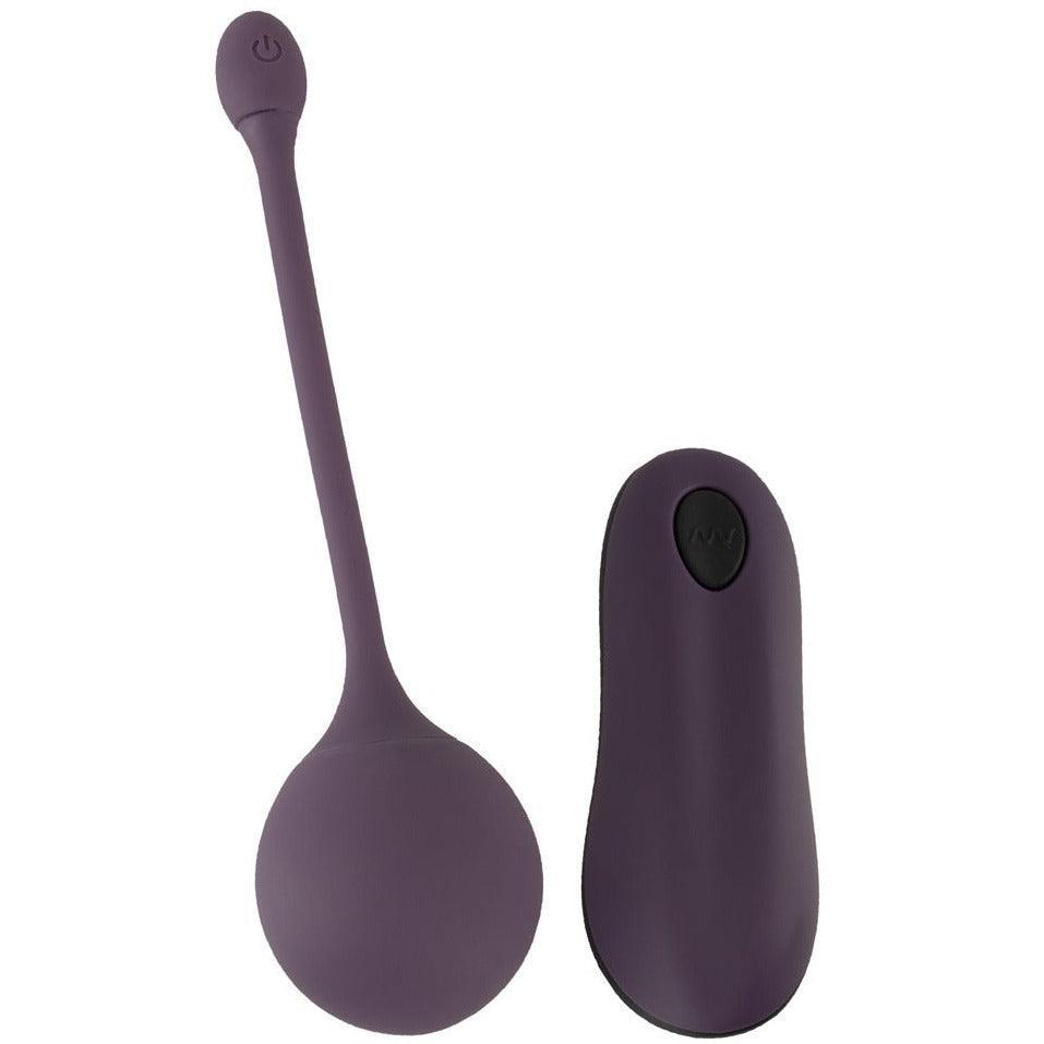 Liebeskugel vibro "RC Love Ball" aus Silikon - mit Fernbedienung Ø 3.8 cm (lila) - loveiu.ch