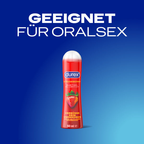 Durex "Play Sweet Strawberry" Water-Based Strawberry Flavored Lubricant (50ml)