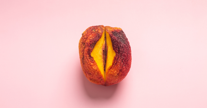 Trockene Pfirsich