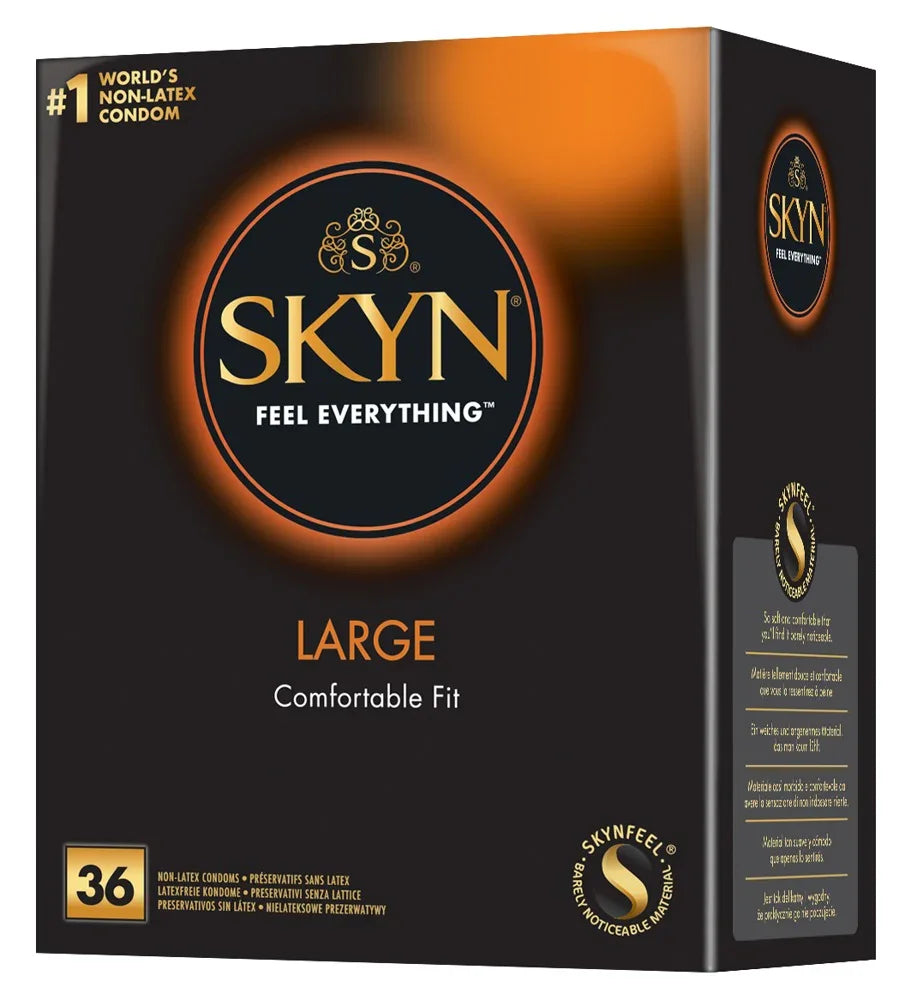 Kondome "Large" – latexfrei (Ø 56 mm/36 Stk.) von SKYN