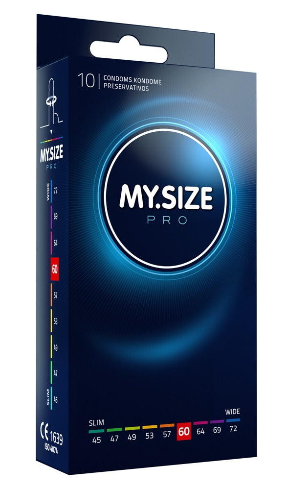 Kondome aus Vytex-Latex  - Vegan & gefühlsecht (Ø 60mm/10Stk.) von My.Size Pro