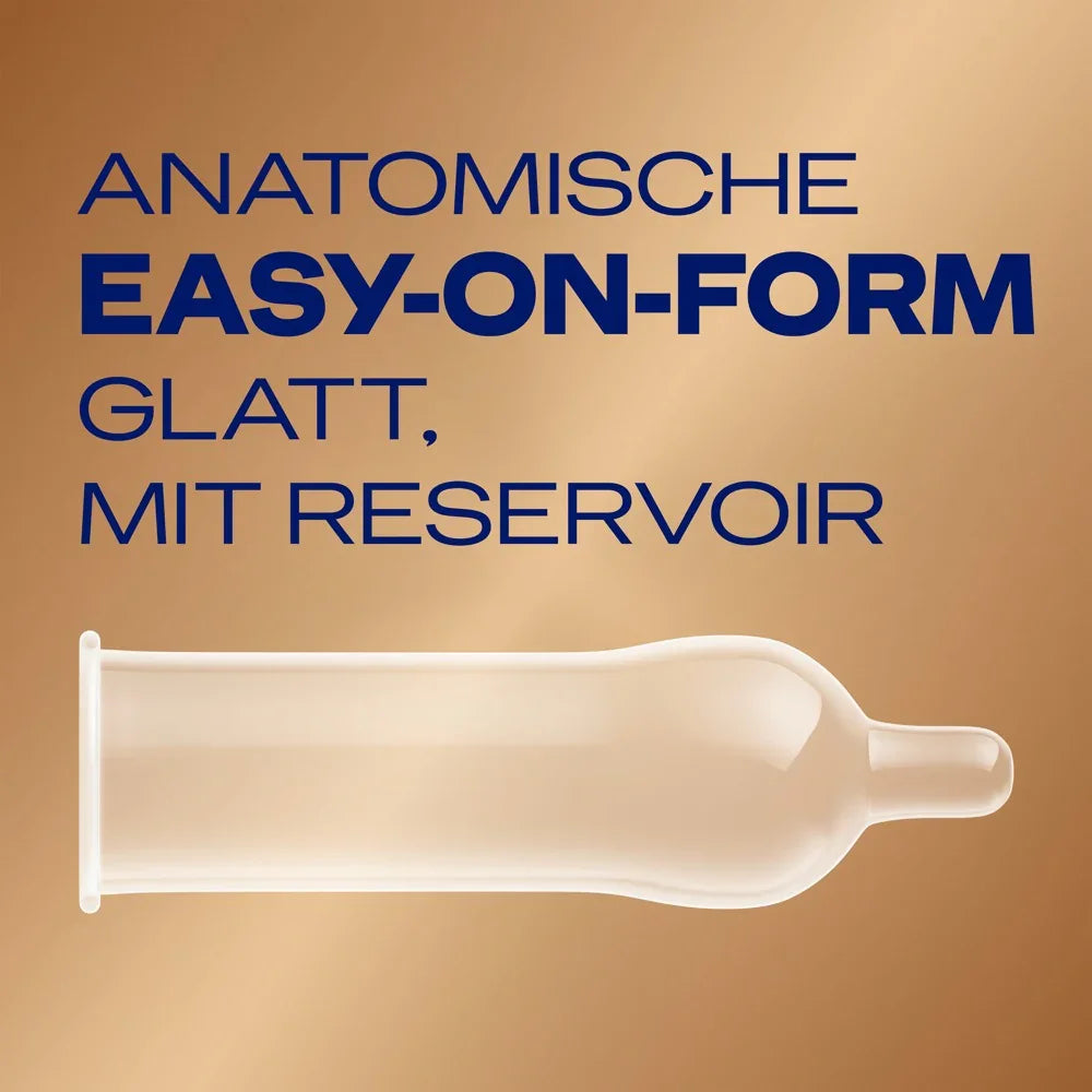 Kondome "Natural Feeling" mit Gleitgelbeschichtung - latexfrei (Ø 56 mm/30 Stk.) von Durex