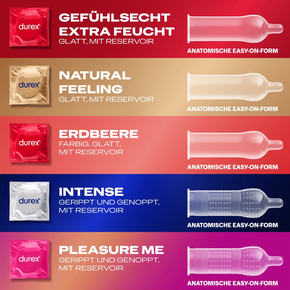 Kondome "Love Mix" Naturkautschuklatex - (56 mm/18 Stk.) von Durex