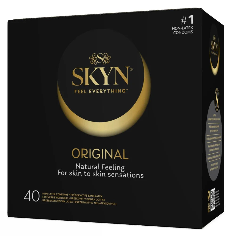 Kondome "Original" - latexfrei & vegan (Ø 53 mm/40 Stk.) von SKYN