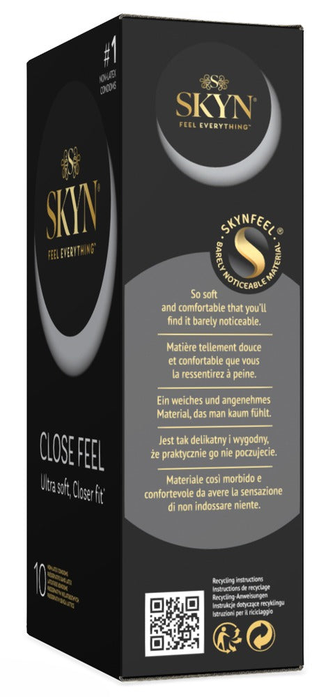 Préservatifs « Close Feel » - sans latex et vegan (Ø 51 mm/10 pièces) de SKYN