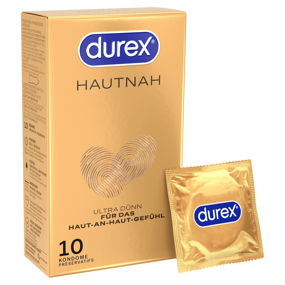 Kondome "Hautnah" Naturkautschuklatex (56 mm/10 Stk.) von Durex