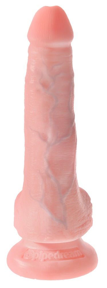 Realistischer Dildo mit Saugfuss "6" Cock with Balls" - 15.2 cm (hautfarben)