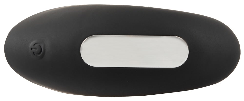 Silicone Prostate Vibrator "RC Prostate Massager" - with 2 Motors Ø 3.4 cm (black)