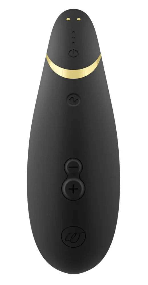 Womanizer Premium 2 Vibromasseur à poser avec simulateur d'ondes de pression - 15,5 cm (noir)
