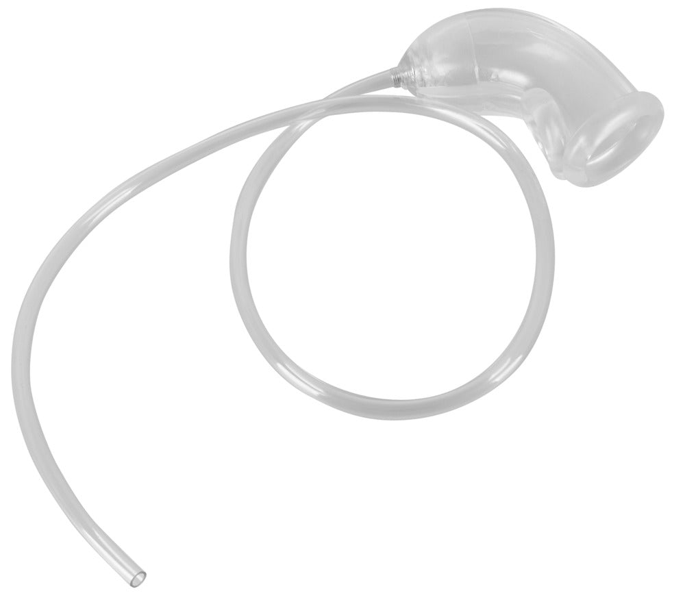 Penishülle "Piss Play Sleeve" aus Silikon - mit elastischem Penissleeve (transparent)