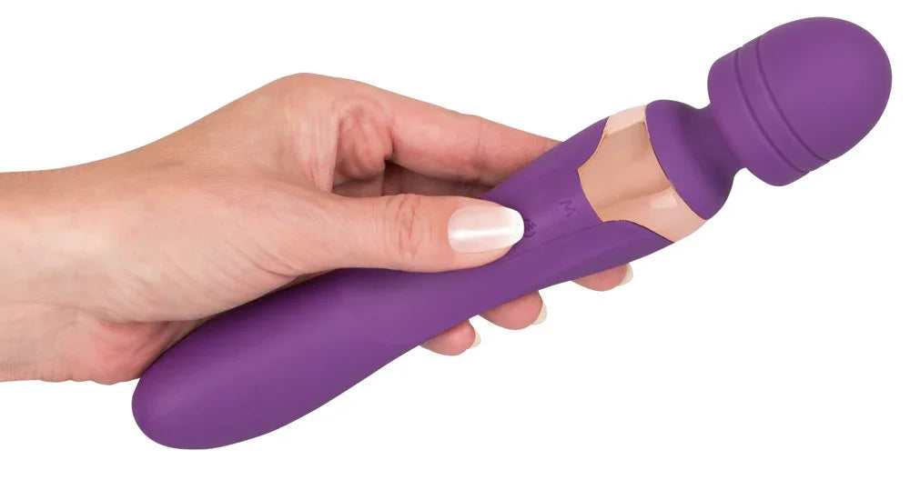 Massager „Double Massager“ aus Silikon – 21,8 cm (lila)