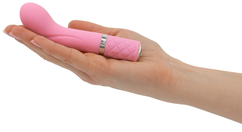 Vibromasseur « Racy Luxurious Mini Massager » avec pierre Swarovski® - 12,7 cm (rose)