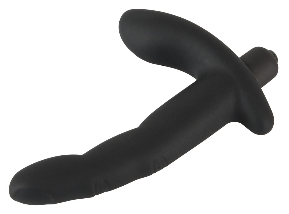 Silicone Prostate Vibrator "Naughty Finger" Ø 2.5 cm (black)