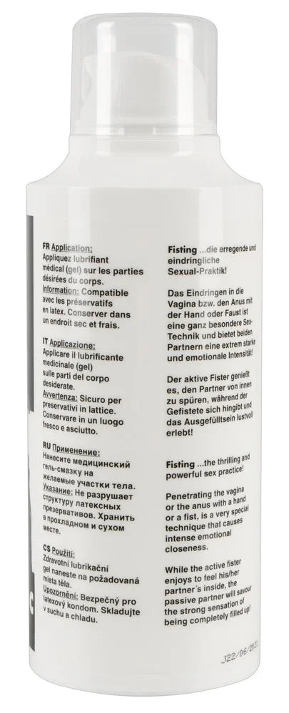 Fisting Gel "Relax" - Vegan auf Wasserbasis (500 ml)