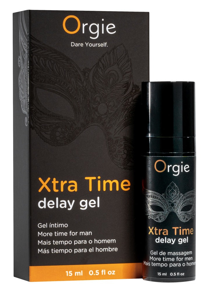 Delay Gel "Xtra Time" - more stamina & condom compatible (15 ml)