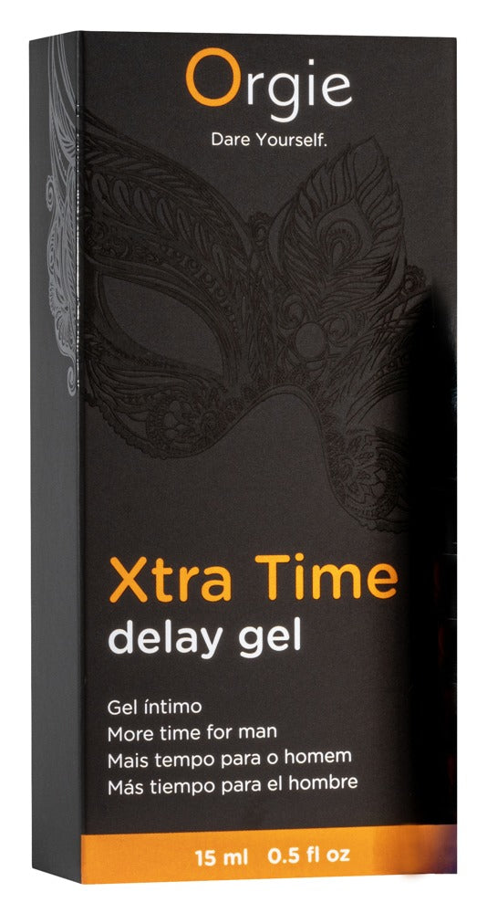 Delay Gel "Xtra Time" - more stamina & condom compatible (15 ml)