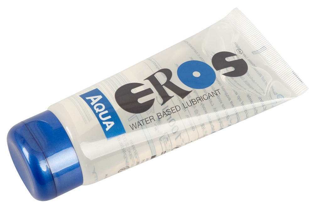 Lubricant "Eros Aqua" water-based & flavorless - latex-friendly (100 ml)