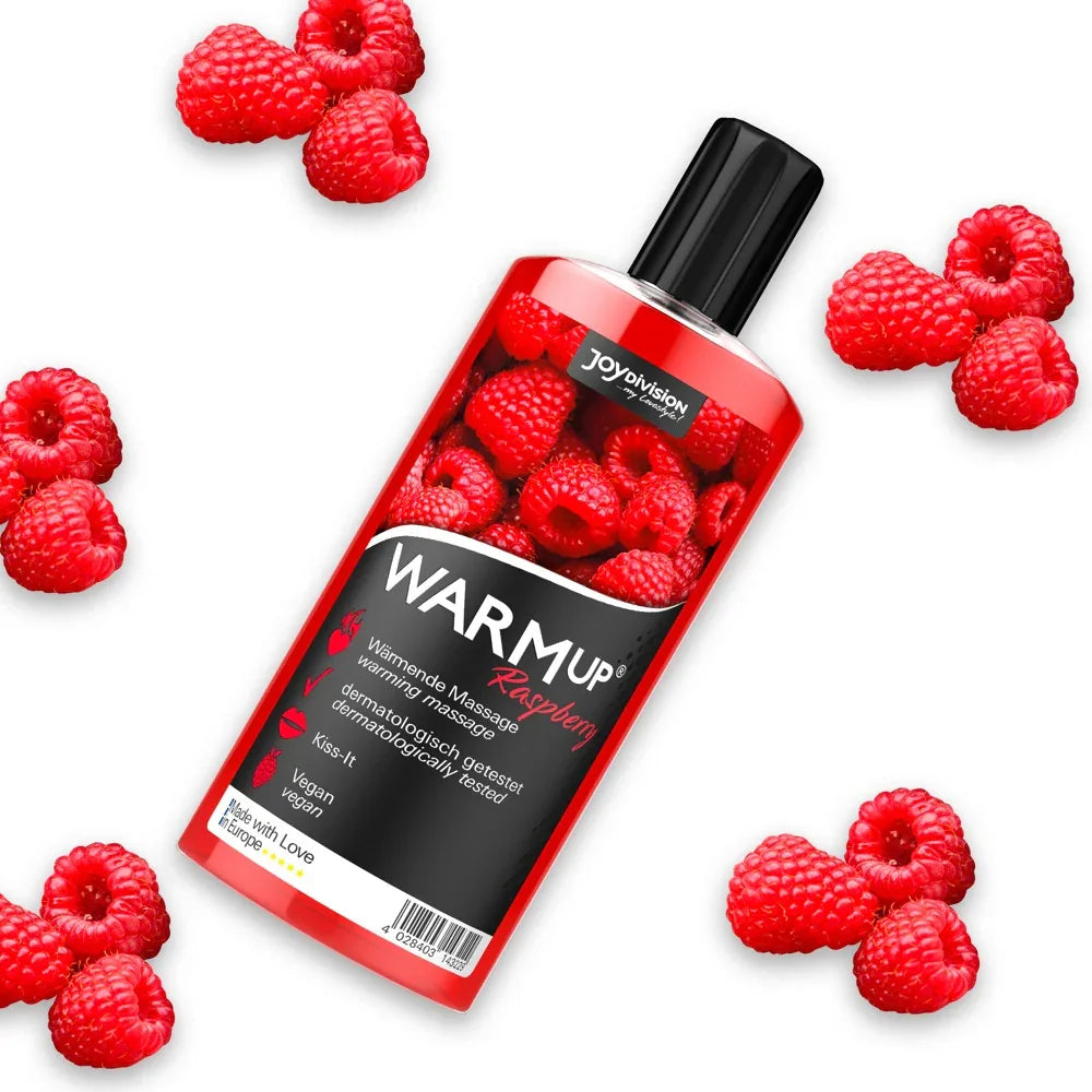 Huile de massage « WARMup Framboise » - avec effet chauffant (150 ml)