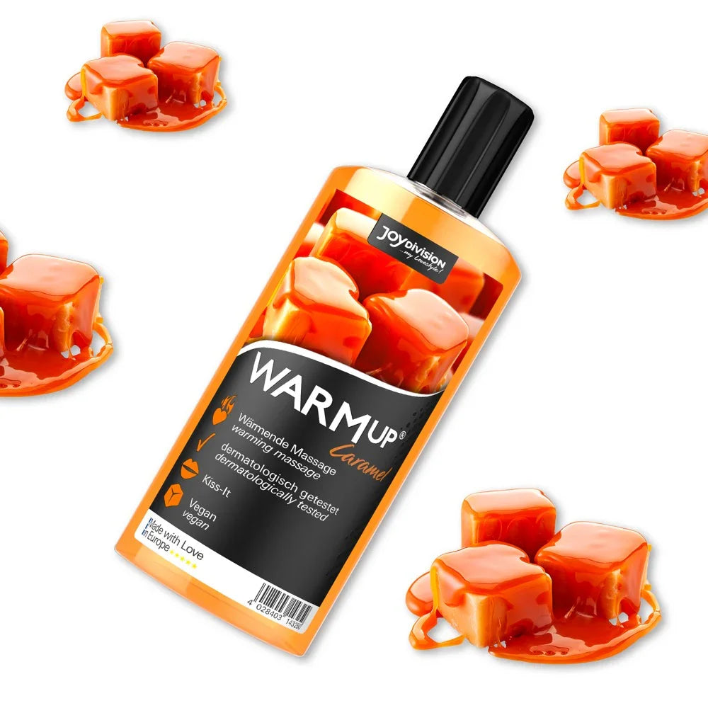 Huile de massage « WARMup Caramel » - avec effet chauffant (150 ml)