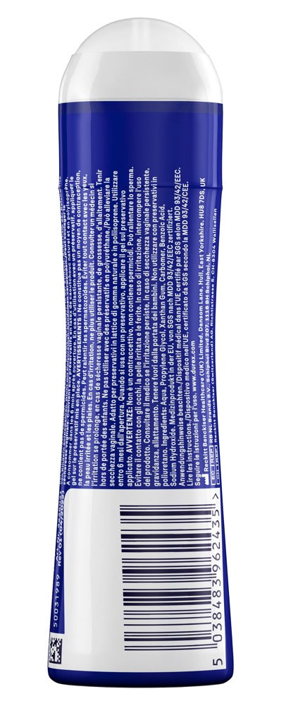 Gleitgel "Gleitmittel Play Feel" - wasserbasiert & latexkondomsicher (50ml) von Durex