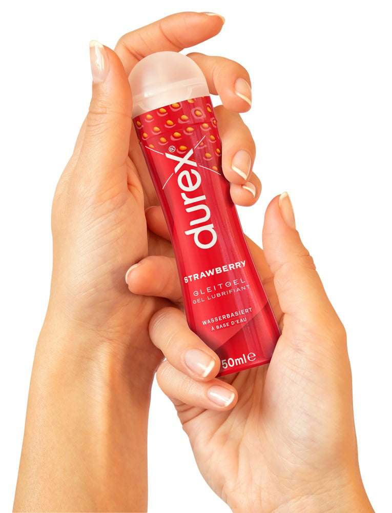Durex « Play Sweet Strawberry » Lubrifiant à base d'eau aromatisé à la fraise (50 ml)