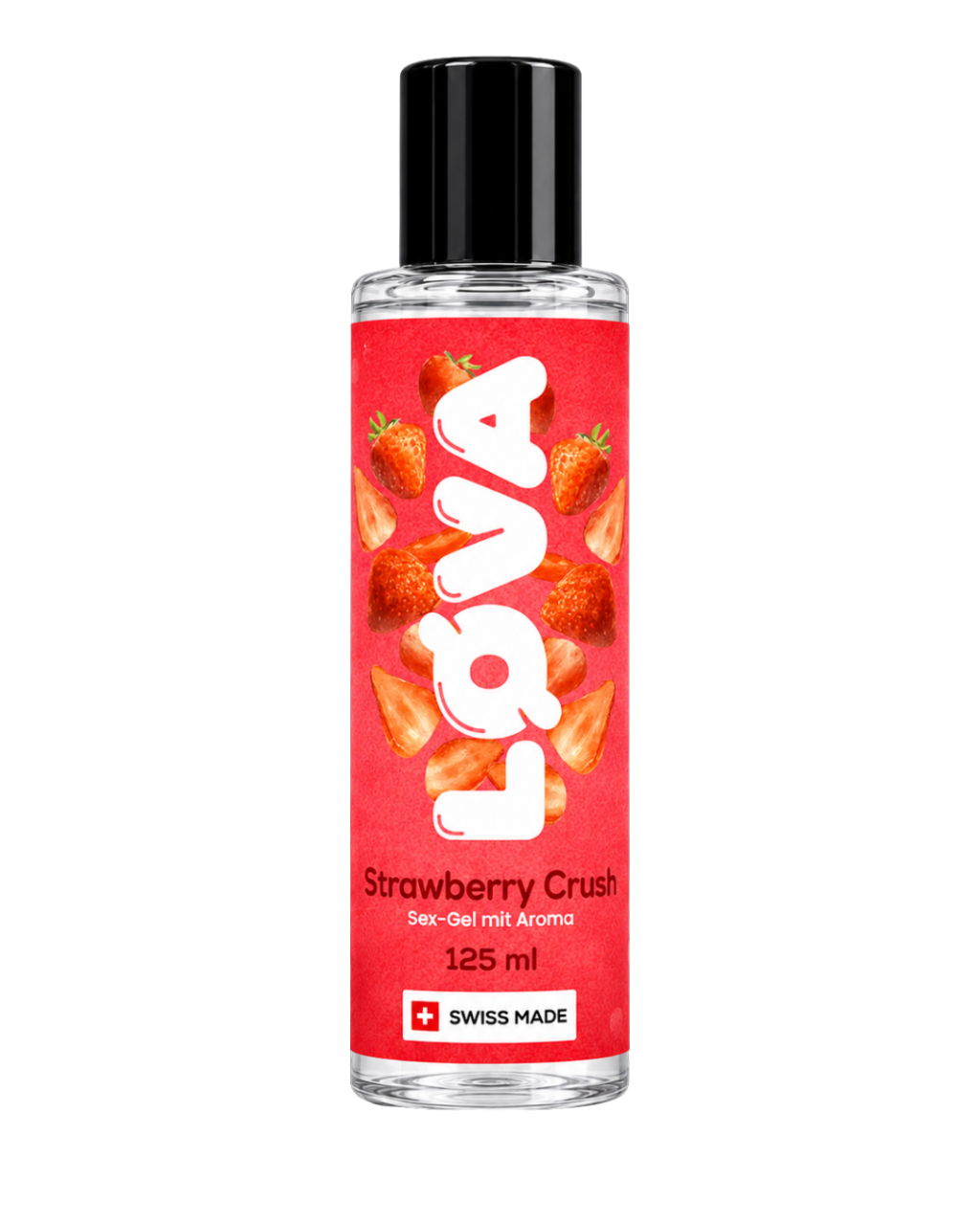Lube "Strawberry Crush" - Water-Based & Strawberry Flavor (125ml) by LØVA