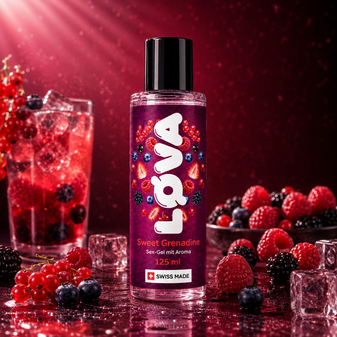 Lube "Sweet Grenadine" - Water-Based & Grenadine-Flavored (125ml) by LØVA