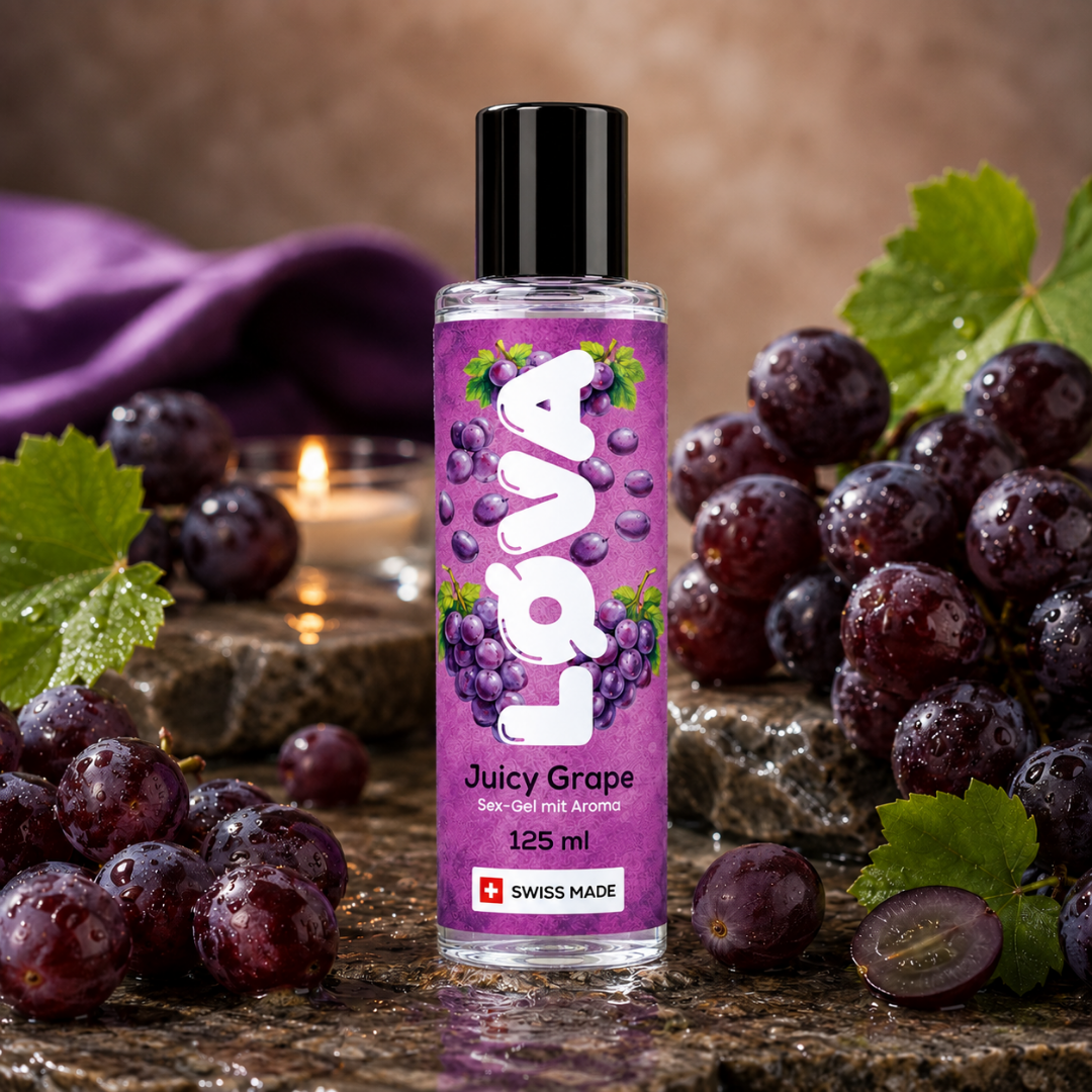 Lubricant "Juicy Grape" - Water-Based & Grape Flavor (125ml) by LØVA