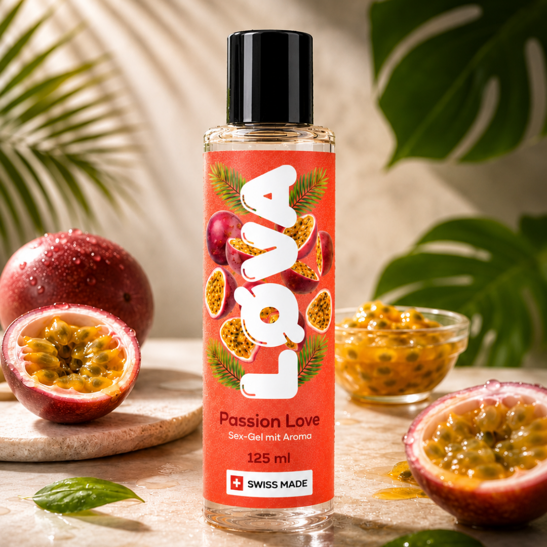 "Passion Love" Lubricant - Water-Based & Passion Fruit Flavored (125ml) by LØVA