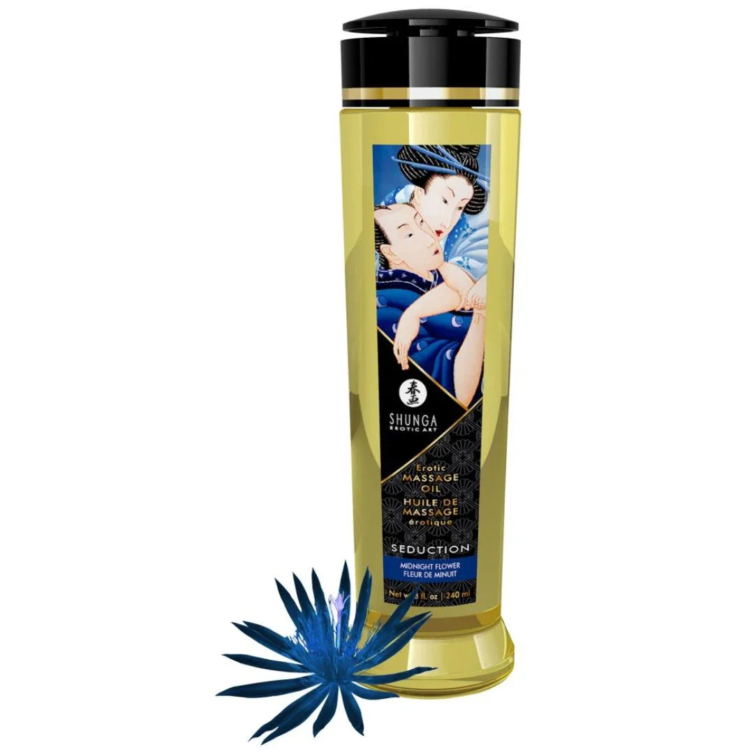 Massageöl "Erotic Massage" - mit Midnight Flower-Duft (240 ml) - loveiu.ch