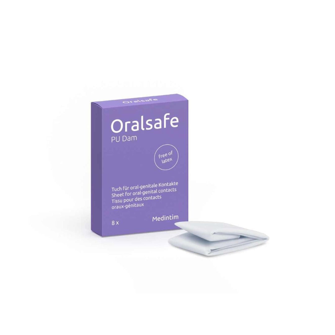 Lecktuch "Oralsafe" latexfrei - Vanillegeschmack (8 Stk.) - loveiu.ch