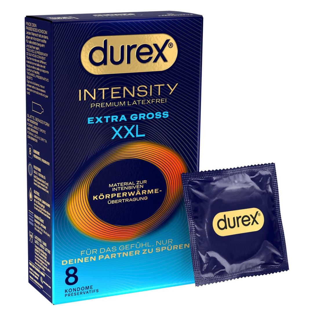 Kondome "Intensity XXL" Latexfrei (56 mm/8 Stk.) von Durex
