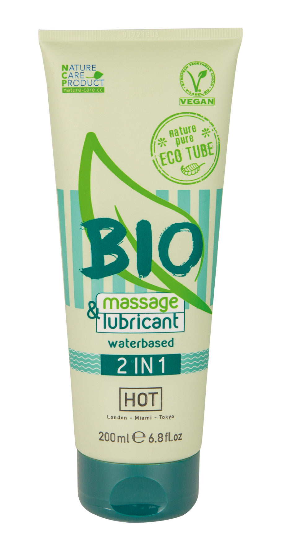 « HOT BIO » Lubrifiant et gel de massage - à base d'eau et végétalien (200 ml)