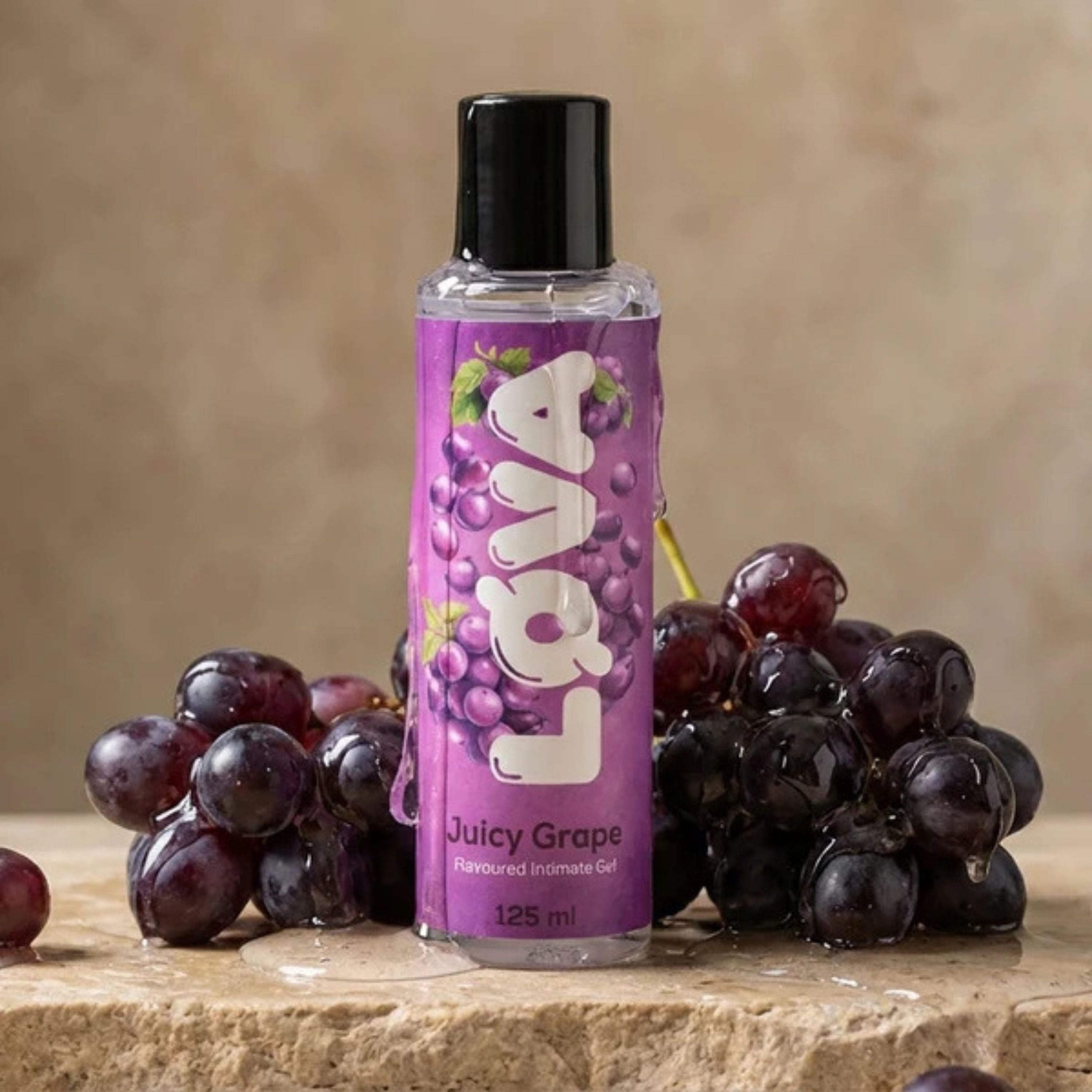 Lubricant "Juicy Grape" - Water-Based & Grape Flavor (125ml) by LØVA
