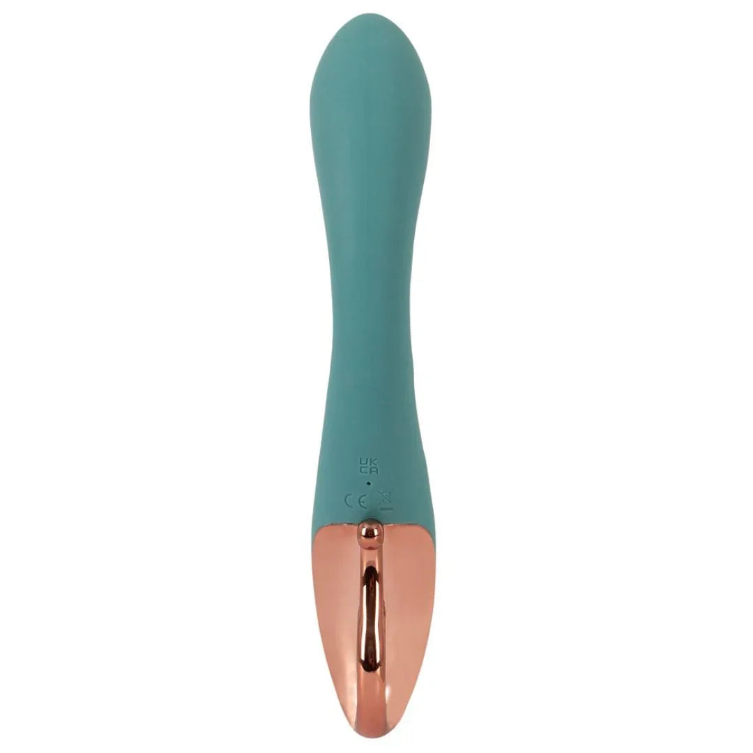 Vibrator „The Magician Rabbit“ aus Liquid-Silikon – 22,5 cm (türkis)