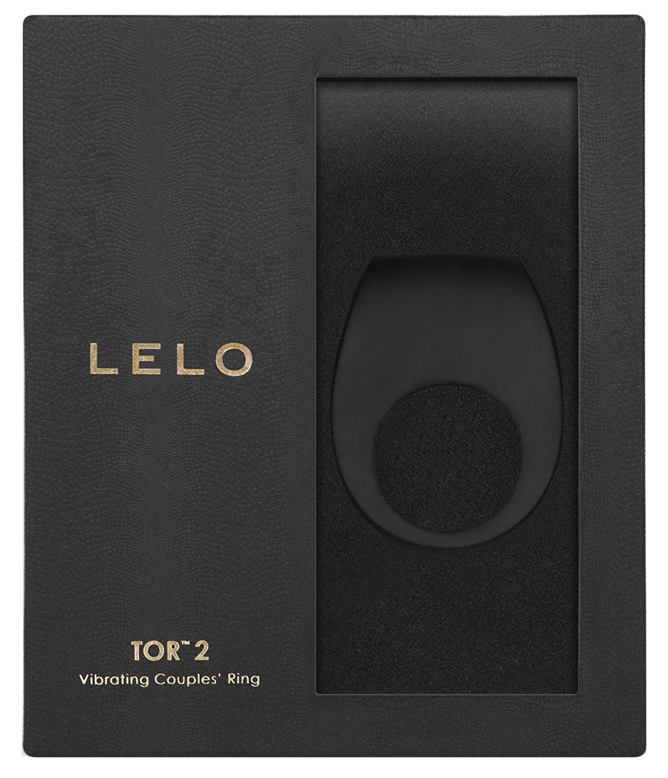 Lelo Tor 2 Silicone Cock Ring - with Vibration Ø 2.9 cm (black)