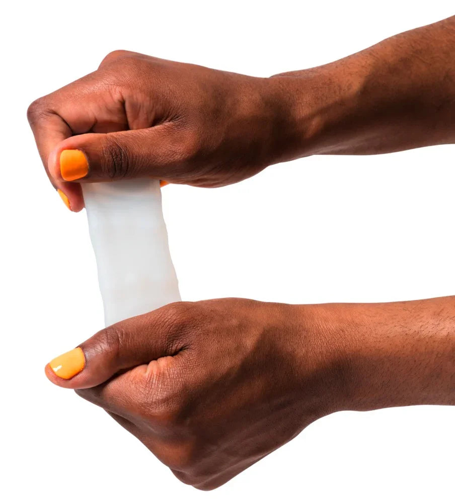 Masturbator "Mosh" mit Stimulationsstruktur (transparent)