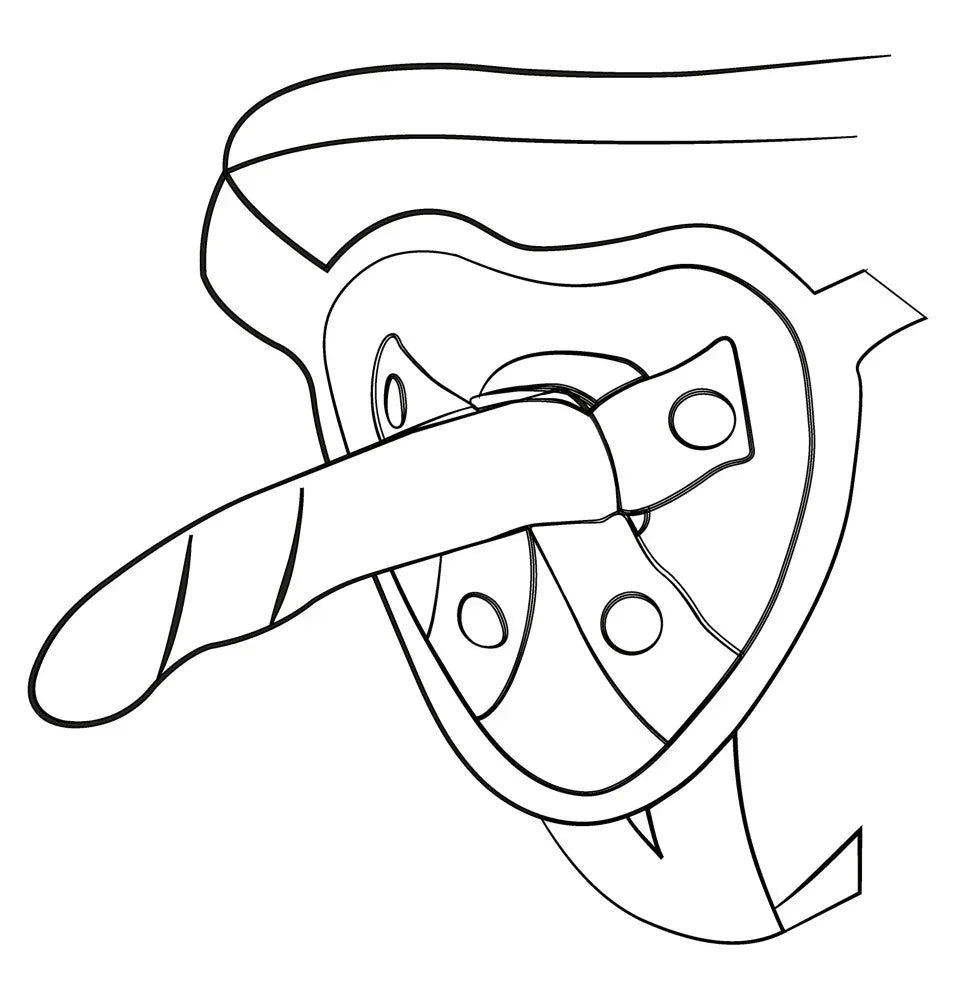 Dildo "Piccolo" aus Silikon mit Saugfuss – 14 cm (blau)