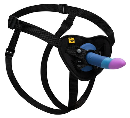 Verstellbares Strap-On Harness Set mit farbigem Dildo, Sexspielzeug für Paare