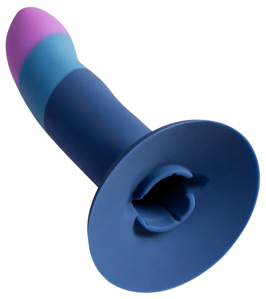 Kit de strap-on « Piccolo Pegging Kit » avec harnais et godemiché - 14 cm (bleu)