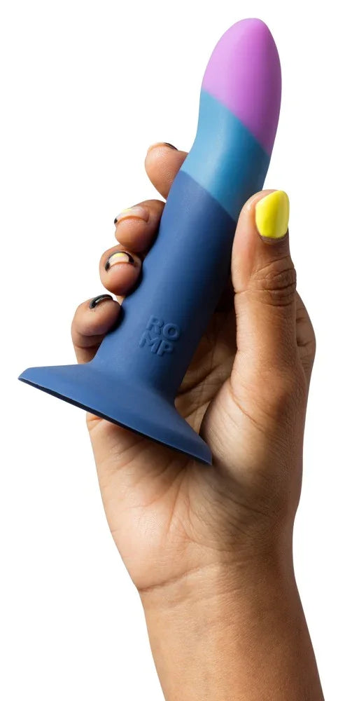 Kit de strap-on « Piccolo Pegging Kit » avec harnais et godemiché - 14 cm (bleu)