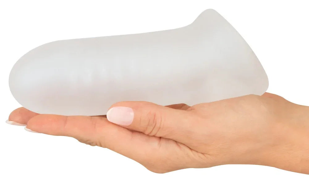 Penishülle "Thickening Sleeve" mit Hodenring - Ø 2.4 cm (transparent)