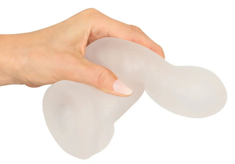 Penishülle "Thickening Sleeve" mit Hodenring - Ø 2.6 cm (transparent)